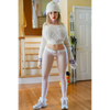 5ft 4in or 163cm tall life size hyper realistic silicone MILF sex doll with long legs, very large breasts and medium length blonde hair. Made by Normon Doll.