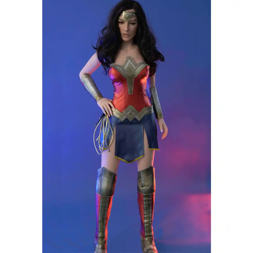 Ultra realistic Artemis silicone doll head from doll forever.