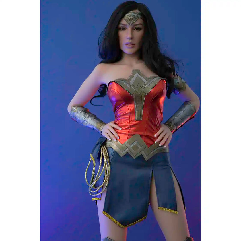 Ultra realistic Artemis silicone doll head from doll forever.