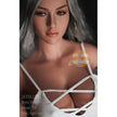 Hot life size Caucasian 5ft 6in 168cm tall TPE sex doll with large E cup breasts and Long silver hair.  By JS Doll. 