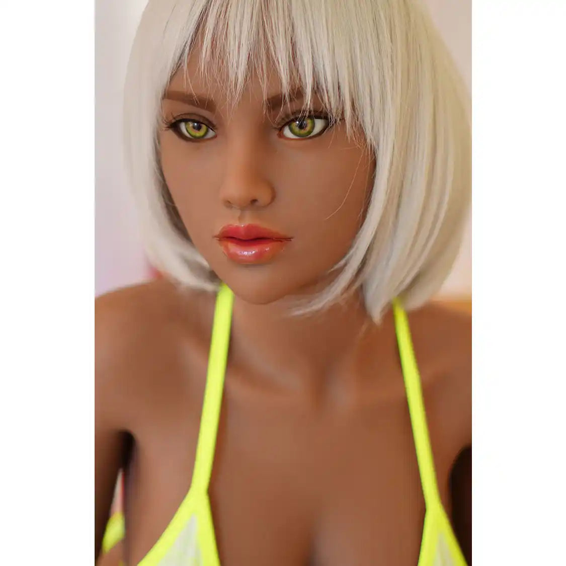 5ft 1in 155cm Latina TPE sex doll with medium breasts and slim athletic body.