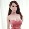 Full size 5ft 6in 168cm tall Asian female TPE sex doll with realistic silicone head, implanted hair and small preky breasts.  By JY Doll.