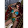 Full size 5ft 7in 170cm tall, brunette Latina TPE sex doll with realistic TPE head, and large preky breasts.  By JY Doll.