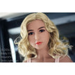 Hot full size 5ft 1in 156cm tall TPE sex doll with C cup breasts and long blonde wavy hair. By JS Doll. 
