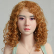 Wig Of Wavy Red Hair For TPE And Silicone Sex Dolls